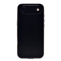 Чехол-бампер - металлический с силиконовыми бортами для Apple iPhone 17 Air (Светло-золотистый)