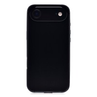 Чехол-бампер - металлический с силиконовыми бортами для Apple iPhone 17 Air (Туманно-синий)