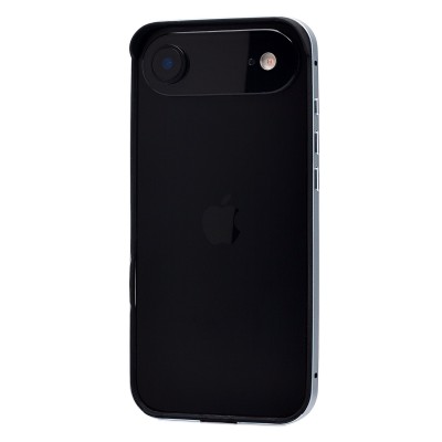 Чехол-бампер - металлический с силиконовыми бортами для Apple iPhone 17 Air (Туманно-синий) Чехол-бампер - металлический с силиконовыми бортами для Apple iPhone 17 Air (Туманно-синий)