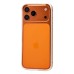 Чехол-бампер - металлический с силиконовыми бортами для Apple iPhone 17 Pro Max (Облачно-белый)