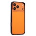 Чехол-бампер - металлический с силиконовыми бортами для Apple iPhone 17 Pro Max (Темно-синий)