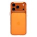 Чехол-бампер - металлический с силиконовыми бортами для Apple iPhone 17 Pro (Облачно-белый)
