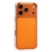 Чехол-бампер - металлический с силиконовыми бортами для Apple iPhone 17 Pro (Облачно-белый)
