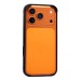 Чехол-бампер - металлический с силиконовыми бортами для Apple iPhone 17 Pro (Темно-синий)