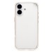Чехол-бампер - металлический с силиконовыми бортами для Apple iPhone 17 (Облачно-белый)