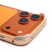 Чехол-бампер - металлический с силиконовыми бортами для Apple iPhone 17 (Облачно-белый)