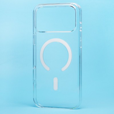 Чехол-накладка для Apple iPhone 17 Pro Max (Прозрачный) PC Clear Case SafeMag