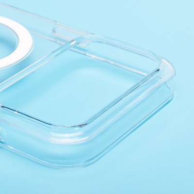 Чехол-накладка для Apple iPhone 17 Pro Max (Прозрачный) PC Clear Case SafeMag