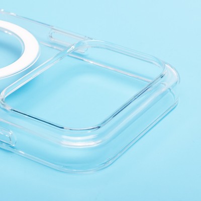 Чехол-накладка для Apple iPhone 17 Pro (Прозрачный) PC Clear Case SafeMag