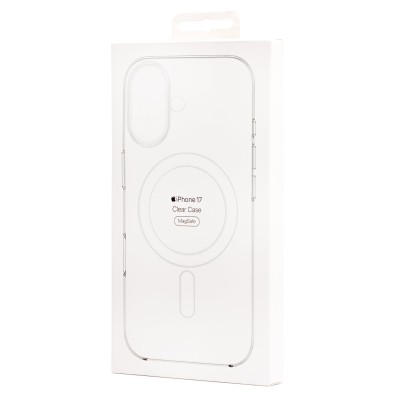 Чехол-накладка для Apple iPhone 17 (Прозрачный) PC Clear Case SafeMag