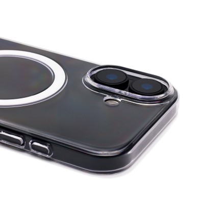 Чехол-накладка для Apple iPhone 17 (Прозрачный) PC Clear Case SafeMag