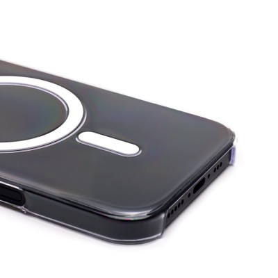 Чехол-накладка для Apple iPhone 17 (Прозрачный) PC Clear Case SafeMag
