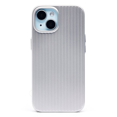 Чехол-накладка для Apple iPhone 15 (Серебро) PC089