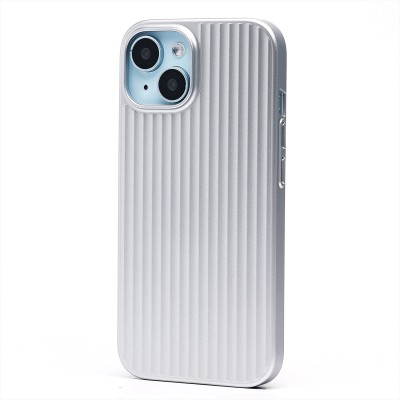 Чехол-накладка для Apple iPhone 15 (Серебро) PC089