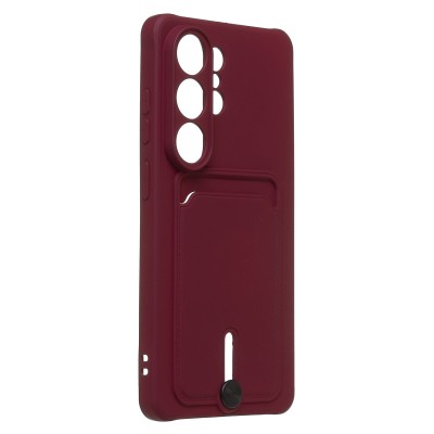 Чехол-накладка для Samsung S948 Galaxy S26 Ultra (Бордовый) SC304