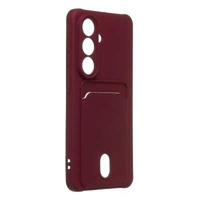 Чехол-накладка для Samsung S942B Galaxy S26 (Бордовый) SC304