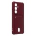 Чехол-накладка для Samsung S942B Galaxy S26 (Бордовый) SC304