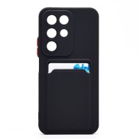 Чехол-накладка с картхолдером для Realme C85 5G (Черный) SC337