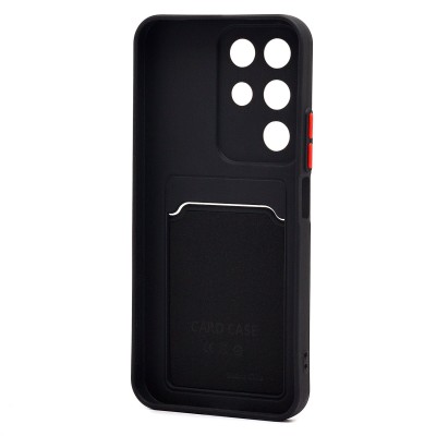 Чехол-накладка с картхолдером для Realme C85 5G (Черный) SC337