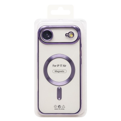 Чехол-накладка для Apple iPhone 17 Air (Темно-фиолетовый) SM027 SafeMag