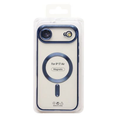 Чехол-накладка для Apple iPhone 17 Air (Темно-синий) SM027 SafeMag