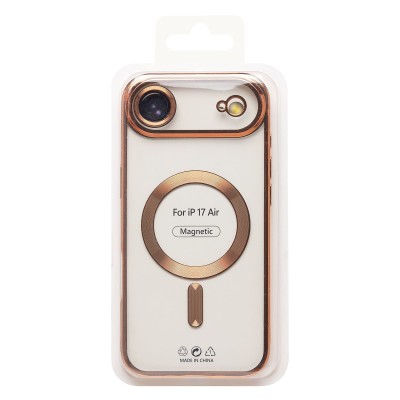 Чехол-накладка для Apple iPhone 17 Air (Золото) SM027 SafeMag