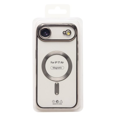 Чехол-накладка для Apple iPhone 17 Air (Серебро) SM027 SafeMag