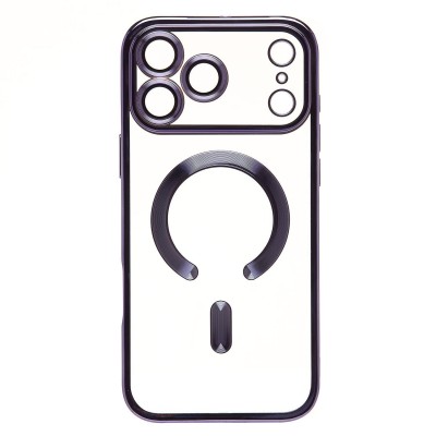 Чехол-накладка для Apple iPhone 17 Pro Max (Темно-фиолетовый) SM027 SafeMag