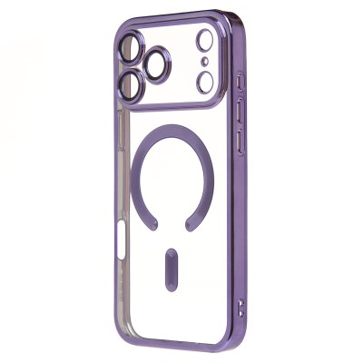 Чехол-накладка для Apple iPhone 17 Pro Max (Темно-фиолетовый) SM027 SafeMag Чехол-накладка для Apple iPhone 17 Pro Max (Темно-фиолетовый) SM027 SafeMag