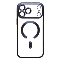 Чехол-накладка для Apple iPhone 17 Pro Max (Темно-синий) SM027 SafeMag
