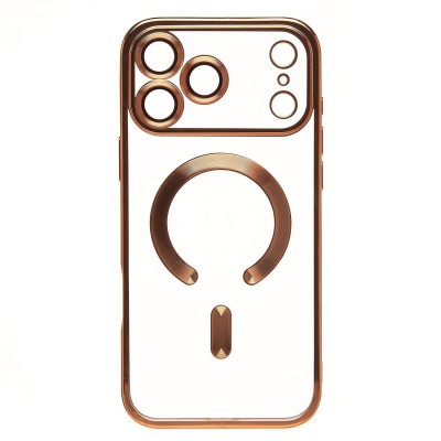 Чехол-накладка для Apple iPhone 17 Pro Max (Золото) SM027 SafeMag