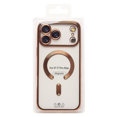 Чехол-накладка для Apple iPhone 17 Pro Max (Золото) SM027 SafeMag Чехол-накладка для Apple iPhone 17 Pro Max (Золото) SM027 SafeMag