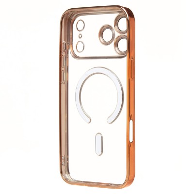 Чехол-накладка для Apple iPhone 17 Pro Max (Золото) SM027 SafeMag Чехол-накладка для Apple iPhone 17 Pro Max (Золото) SM027 SafeMag