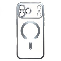 Чехол-накладка для Apple iPhone 17 Pro Max (Серебро) SM027 SafeMag