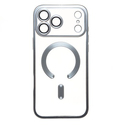 Чехол-накладка для Apple iPhone 17 Pro Max (Серебро) SM027 SafeMag