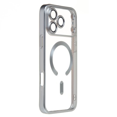 Чехол-накладка для Apple iPhone 17 Pro Max (Серебро) SM027 SafeMag Чехол-накладка для Apple iPhone 17 Pro Max (Серебро) SM027 SafeMag
