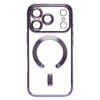 Чехол-накладка для Apple iPhone 17 Pro (Темно-фиолетовый) SM027 SafeMag Чехол-накладка для Apple iPhone 17 Pro (Темно-фиолетовый) SM027 SafeMag