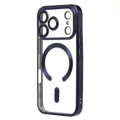 Чехол-накладка для Apple iPhone 17 Pro (Темно-синий) SM027 SafeMag