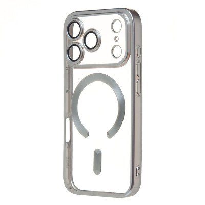 Чехол-накладка для Apple iPhone 17 Pro (Серебро) SM027 SafeMag Чехол-накладка для Apple iPhone 17 Pro (Серебро) SM027 SafeMag