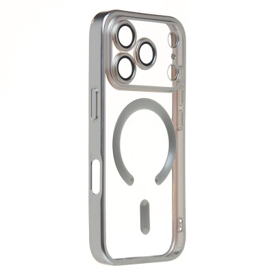 Чехол-накладка для Apple iPhone 17 Pro (Серебро) SM027 SafeMag Чехол-накладка для Apple iPhone 17 Pro (Серебро) SM027 SafeMag