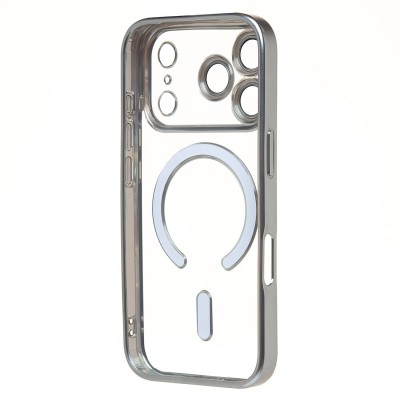 Чехол-накладка для Apple iPhone 17 Pro (Серебро) SM027 SafeMag Чехол-накладка для Apple iPhone 17 Pro (Серебро) SM027 SafeMag