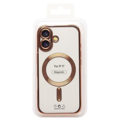Чехол-накладка для Apple iPhone 17 (Золото) SM027 SafeMag