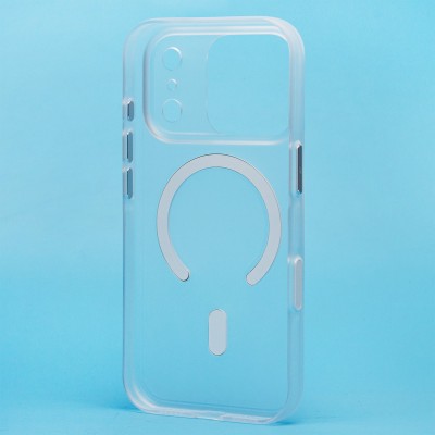 Чехол-накладка для Apple iPhone 17 Pro (Белый) SM038 SafeMag