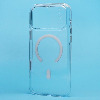 Чехол-накладка для Apple iPhone 17 Pro Max (Прозрачный) SM039 SafeMag Чехол-накладка для Apple iPhone 17 Pro Max (Прозрачный) SM039 SafeMag