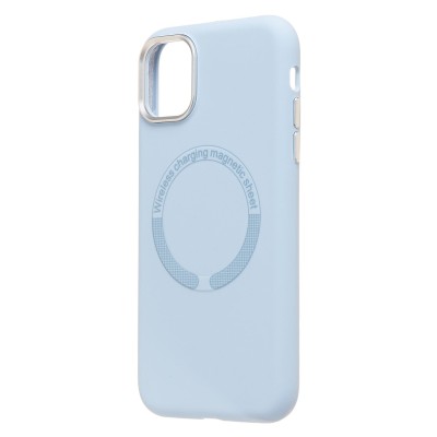 Чехол-накладка для Apple iPhone 11 (Пурпурно-сиреневый) SM040 SafeMag