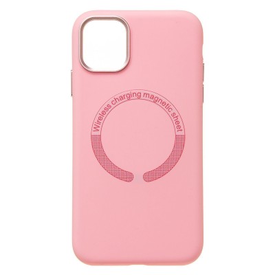 Чехол-накладка для Apple iPhone 11 (Пудровый розовый) SM040 SafeMag