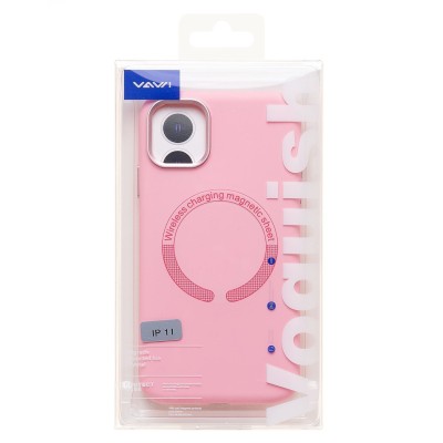 Чехол-накладка для Apple iPhone 11 (Пудровый розовый) SM040 SafeMag