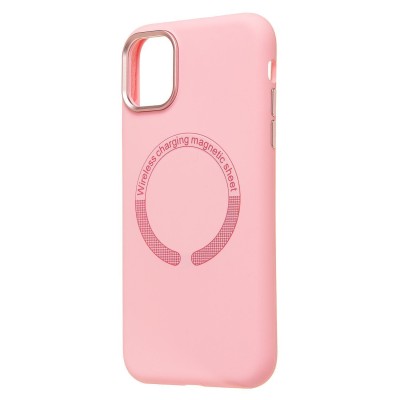 Чехол-накладка для Apple iPhone 11 (Пудровый розовый) SM040 SafeMag
