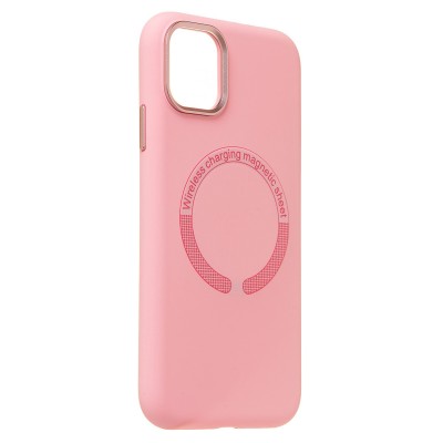 Чехол-накладка для Apple iPhone 11 (Пудровый розовый) SM040 SafeMag