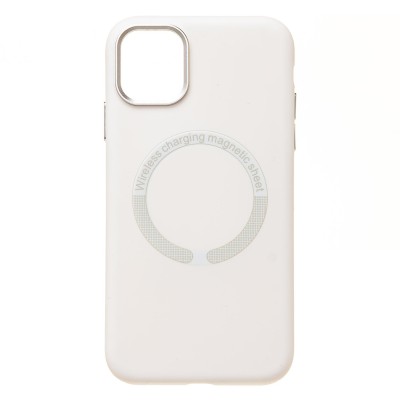 Чехол-накладка для Apple iPhone 11 (Белый) SM040 SafeMag